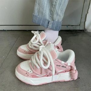 New Style Trends - Kawaii Azure Wave Sneakers - Outfit Ideas