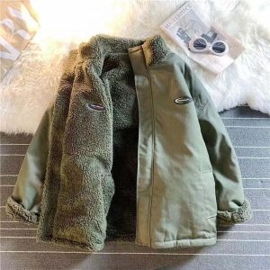New Style Trends - Kawaii Lambswool Cotton Winter Jacket - Outfit Ideas