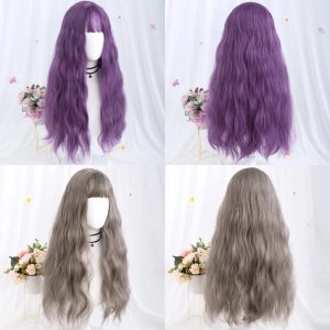 New Style Trends - Kawaii Long Wavy Purple Wig - Outfit Ideas
