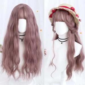 New Style Trends - Kawaii Long Wavy Purple Wig - Outfit Ideas