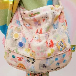 New Style Trends - Kidcore Whimsical Wonderland Plush Bag - Outfit Ideas