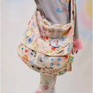 New Style Trends - Kidcore Whimsical Wonderland Plush Bag - Outfit Ideas