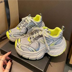 New Style Trends - Metallic Violet Edgy Chunky Sneakers - Outfit Ideas