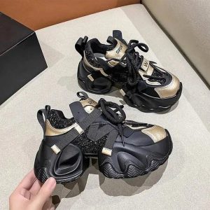 New Style Trends - Metallic Violet Edgy Chunky Sneakers - Outfit Ideas