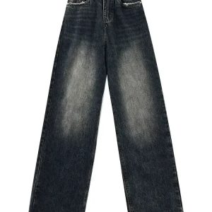 New Style Trends - Midnight Fade Baggy Edgy Jeans - Outfit Ideas