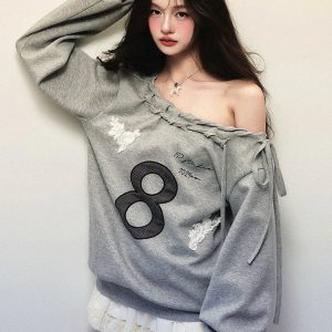 New Style Trends - Offbeat Bow Edgy Sweatshirt - Outfit Ideas