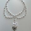 New Style Trends - Pearl Rose Quartz Necklace - Outfit Ideas