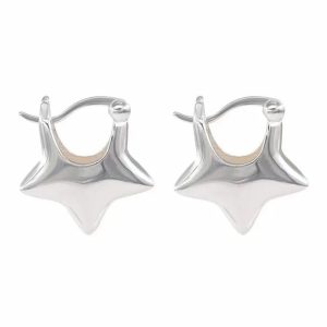 New Style Trends - Pentagram Needles Stud Earrings - Outfit Ideas
