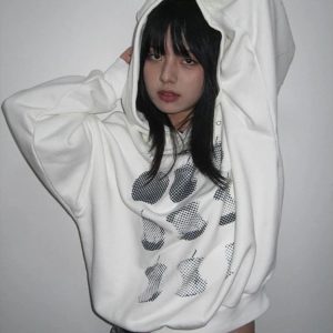 New Style Trends - Pixel Core Apple Aesthetic Hoodie - Outfit Ideas