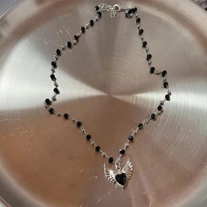 New Style Trends - Red Heart Gothic Necklace - Outfit Ideas