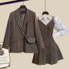 New Style Trends - Retro Academia Layered Outfit Set - Outfit Ideas