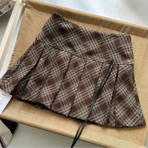 New Style Trends - Retro Autumn Sonata Pleated Skirt - Outfit Ideas
