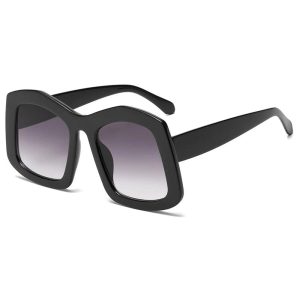 New Style Trends - Retro Big Square Gradient Sunglasses - Outfit Ideas
