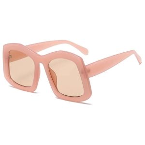 New Style Trends - Retro Big Square Gradient Sunglasses - Outfit Ideas