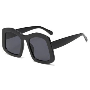 New Style Trends - Retro Big Square Gradient Sunglasses - Outfit Ideas