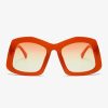New Style Trends - Retro Big Square Gradient Sunglasses - Outfit Ideas