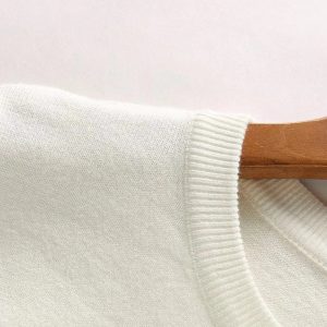 New Style Trends - Retro Embroidery Knit Pullover - Outfit Ideas