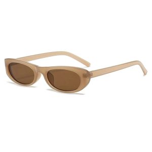New Style Trends - Retro Narrow Frame Cat Eye Sunglasses - Outfit Ideas