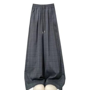 New Style Trends - Retro Oversized Plaid Slouchy Pants - Outfit Ideas
