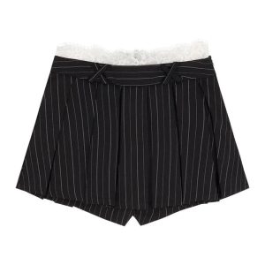 New Style Trends - Retro Pinstripe Power Skirt Outfit Set - Outfit Ideas
