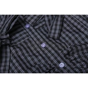 New Style Trends - Retro Plaid Bow Accent Shirt - Outfit Ideas