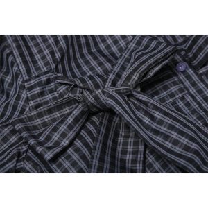 New Style Trends - Retro Plaid Bow Accent Shirt - Outfit Ideas