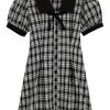 New Style Trends - Retro Plaid Peter Pan Dress - Outfit Ideas