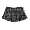 New Style Trends - Retro Preppy Style Plaid Pleated Mini Skirt - Outfit Ideas