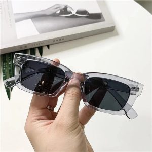 New Style Trends - Retro Rectangle Sunglasses - Outfit Ideas