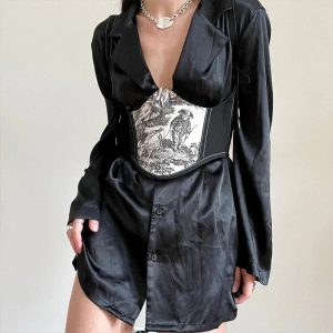 New Style Trends - Retro Renaissance Art Corset Top - Outfit Ideas
