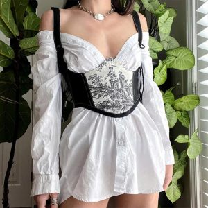 New Style Trends - Retro Renaissance Art Corset Top - Outfit Ideas