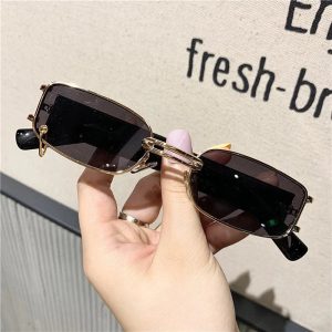New Style Trends - Retro Square Small Sunglasses - Outfit Ideas