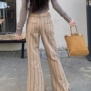 New Style Trends - Retro Striped Flare Pants - Outfit Ideas