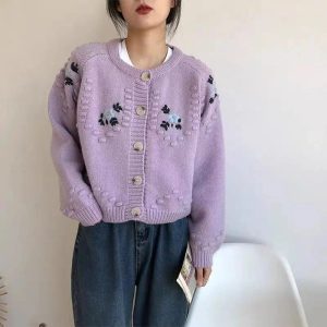 New Style Trends - Retro Sunlit Meadow Button-Up Cardigan - Outfit Ideas