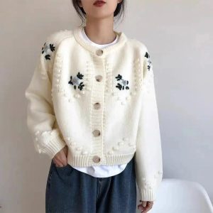 New Style Trends - Retro Sunlit Meadow Button-Up Cardigan - Outfit Ideas