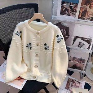 New Style Trends - Retro Sunlit Meadow Button-Up Cardigan - Outfit Ideas