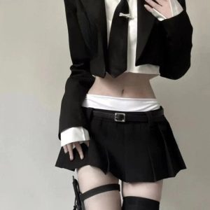 New Style Trends - Retro Three-Piece Skirt Suit - Outfit Ideas