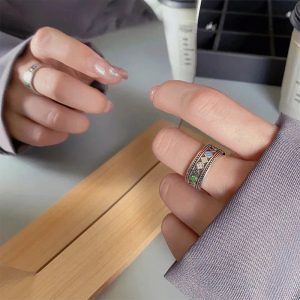 New Style Trends - Retro Trendy Thai Silver Ring - Outfit Ideas