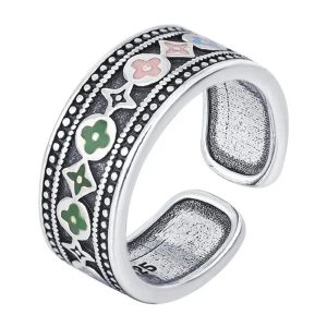 New Style Trends - Retro Trendy Thai Silver Ring - Outfit Ideas