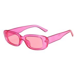 New Style Trends - Retro White Rectangular Sunglasses - Outfit Ideas