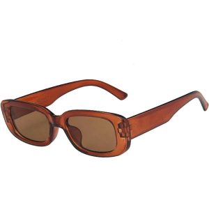 New Style Trends - Retro White Rectangular Sunglasses - Outfit Ideas