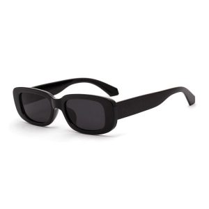 New Style Trends - Retro White Rectangular Sunglasses - Outfit Ideas