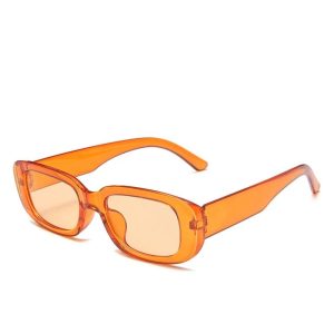 New Style Trends - Retro White Rectangular Sunglasses - Outfit Ideas