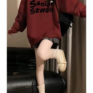 New Style Trends - Retro Zip-Up Lettered Sweatshirt - Outfit Ideas