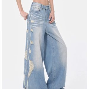 New Style Trends - Riptide Seam Flare Y2k Jeans - Outfit Ideas