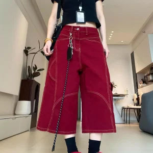 New Style Trends - Scarlet Grip Y2k Street Shorts - Outfit Ideas