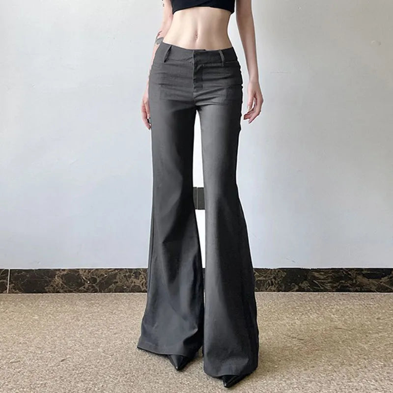 New Style Trends - Shadowline Sharp Bell Y2k Pants - Outfit Ideas