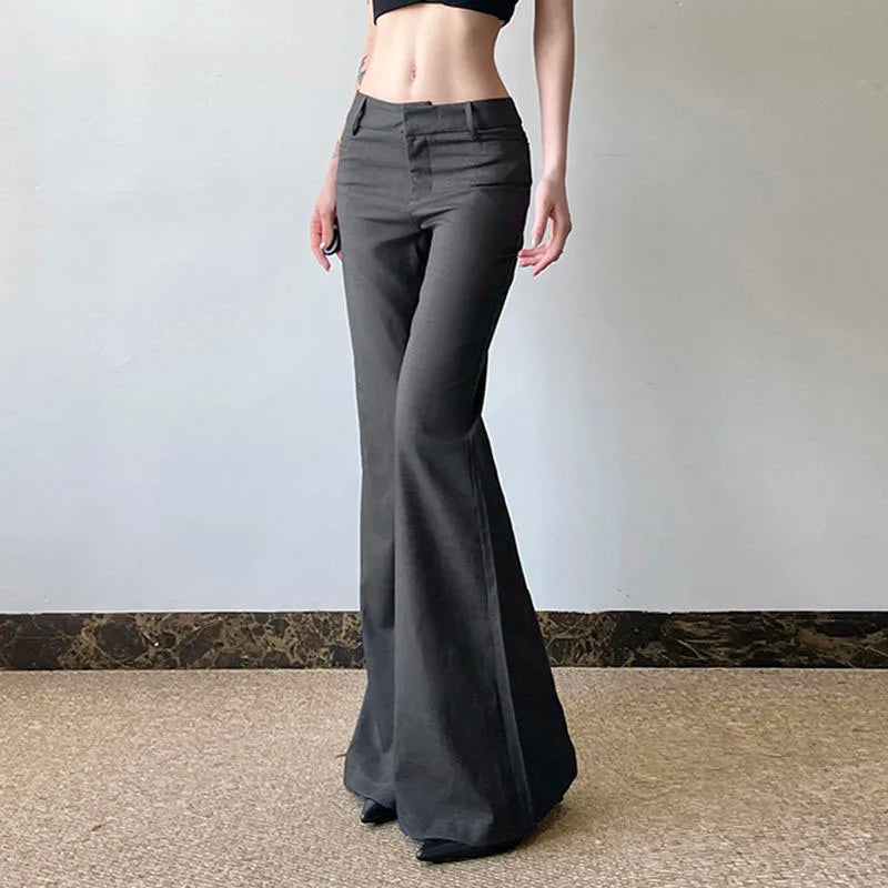 New Style Trends - Shadowline Sharp Bell Y2k Pants - Outfit Ideas