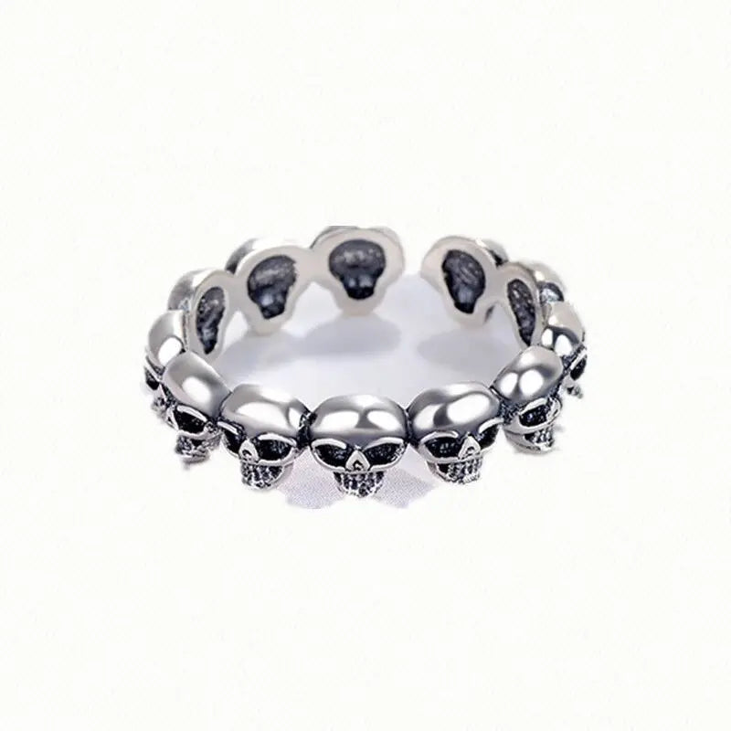 New Style Trends - Skull Chain Armor Alt Ring - Outfit Ideas