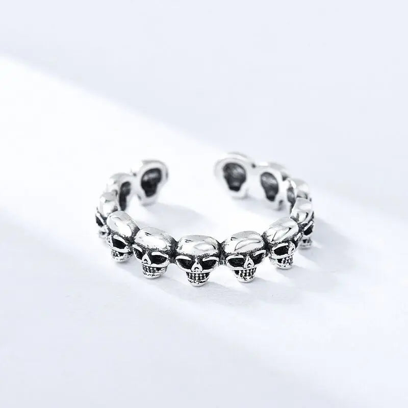 New Style Trends - Skull Chain Armor Alt Ring - Outfit Ideas